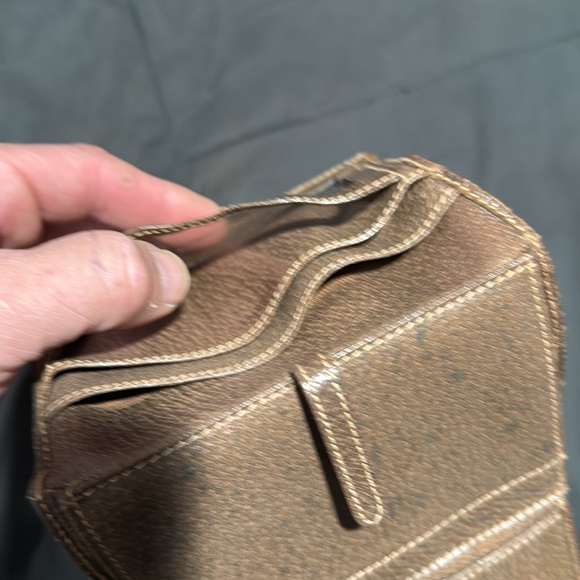 Authentic Vintage Gucci Brown Wallet Micro GG Clasp Very Rare! - Picture 17 of 17